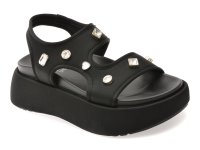 Sandale GRYXX negre, A55, din material textil - 1