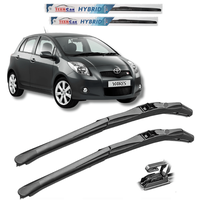 Stergatoare TeamCar® Toyota Yaris II (2005–2011) – Set fata Hybrid - 1