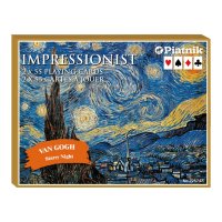 Set de Carti de Joc de Lux Van Gogh Starry Night - 2 Pachete - 1