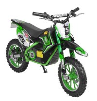 Kinder Eco Ghepard 500W 36V - Motocicleta electrica pentru copii, verde - 1