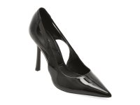 Pantofi eleganti ALDO negri, DELUNA 001, din piele ecologica lacuita - 1