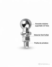 Carlig de tractare remorca Verke 3.5 tone, model V80089 - 2