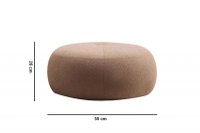 Taburet Ifran Cappuccino 58x38 cm - 3