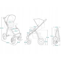 Carucior sport Lionelo Annet Tour verde - 2