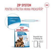 ROYAL CANIN Maxi Starter Mother & Babydog, mama și puiul, hrană uscată câini, 15kg - 12