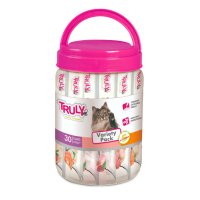 WANPY Lickable Treats Variety Pack pentru Pisici - Pește și Carne, Fără Cereale, 420g - 1