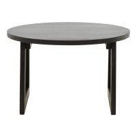 Masa Ramarind de la Pako World, Lemn de Mango, Negru, 65x65x40 cm - 3