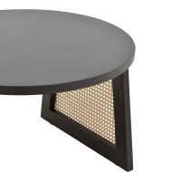 Masa Ramarind de la Pako World, Lemn de Mango, Negru, 65x65x40 cm - 5