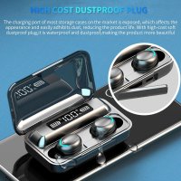 Casti F9 Smart Techstar®, Wireless, Bluetooth V5.0, SplashResistent, Touch, iOS, 1200mAh, Android, Negru - 8