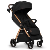 Carucior sport Lionelo Ingrid Black Onix cu copertina impermeabila si filtru UPF50+ - 1