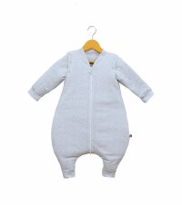 Sac de dormit Kidsdecor cu picioruse si maneci 3 tog Spots and Dots 70 cm - 5