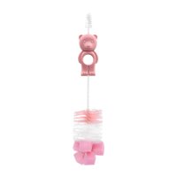 Perie de curatat biberoane, tetine si cani Bear Blush Pink - 2