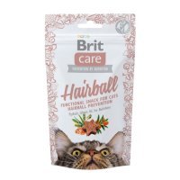 BRIT Care Snack Hairball, Rață, recompense funcționale fără cereale pisici, limitarea ghemurilor de blană, 50g - 2