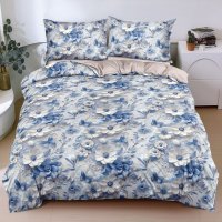 Lenjerie Sky Flowers (Bumbac Satinat) - 1