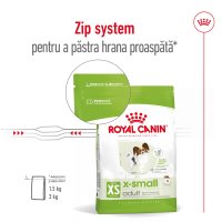 ROYAL CANIN X-Small Adult, hrană uscată câini, 3kg - 11