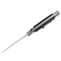 Set 2 briceaguri automate vanatoare IdeallStore®, Italian Blade, Stiletto, otel inoxidabil, negru - 6