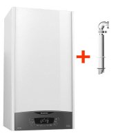 Centrala termica murala GENUS ONE ARISTON 24 KW + kit evacuare inclus - 1