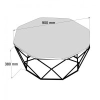 Masuta de Cafea Diamond - Cream - 5