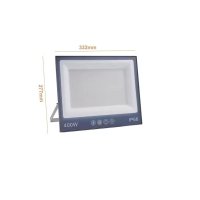Proiector cu LED-uri de 400W, 40000LM, pentru exterior sau interior, IP66, din sticla mata anti-orbire - 7