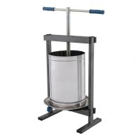 Teasc manual pentru struguri VILEN 20L din inox, cu ax filetat si tava de colectare, ideal pentru uz casnic - 8