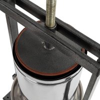 Teasc manual pentru struguri VILEN 20L din inox, cu ax filetat si tava de colectare, ideal pentru uz casnic - 3