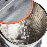 Teasc manual pentru struguri VILEN 20L din inox, cu ax filetat si tava de colectare, ideal pentru uz casnic - 7