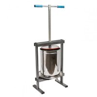 Teasc manual pentru struguri VILEN 20L din inox, cu ax filetat si tava de colectare, ideal pentru uz casnic - 2
