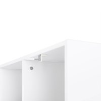 Biblioteca VASAGLE alba, 97,5 x 30 x 100 cm, cu 6 cuburi - 3