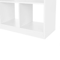 Biblioteca VASAGLE alba, 97,5 x 30 x 100 cm, cu 6 cuburi - 4