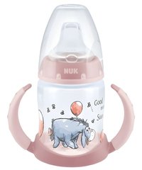 Cana cu cioc din silicon Nuk First Choice 150 ml 6-18 luni Disney roz - 2