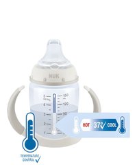 Cana cu cioc din silicon Nuk First Choice 150 ml 6-18 luni Disney roz - 1