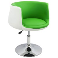 Scaun de bar ABS 113 verde cu spatar ergonomic - 1