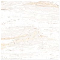Gresie portelanata Valencia White, 45 x 45 cm, lucioasa, aspect marmura, interior si exterior - 1