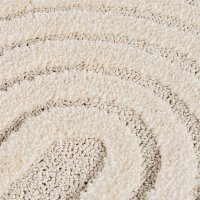 Covor rotund Art boho V2 Crem 120x120 cm - 2