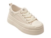 Pantofi sport EPICA albi, C119211, din piele naturala - 1