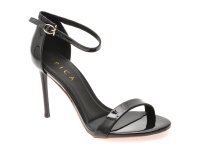 Sandale elegante EPICA negre, 551, din piele ecologica lacuite - 1