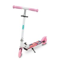 Trotineta WXM Skipo Floral pliabila, din aluminiu, ghidon reglabil, roti Led, greutate admisa 50 kg - 9