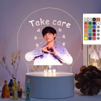 Lampa de Veghe LED V BTS cu Telecomanda si 16 Culori - Alimentare USB sau Baterii AA - 5