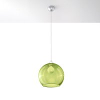 Lustra suspendata Ball Verde 30x30x120 cm - 2