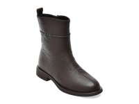 Ghete EPICA maro T1506 din piele naturala pentru femei - 1
