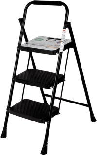 Taburet cu 3 trepte Evotools 681888, 71cm, capacitate 150kg - 1