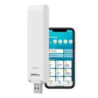 Senzor multifunctional Smart Gateway Wireless AQARA Hub E1 compatibil cu Apple HomeKit si Google Assistant - 1