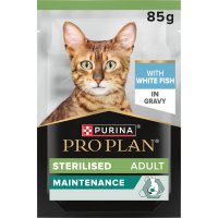 PURINA Pro Plan Sterilised Maintenance, Plic cu Pește Alb pentru Pisici Sterilizate, 85g - 5
