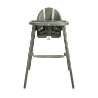 Scaun de masa pentru copii Lorelli Pesto Green cu tavita detasabila si reglabila, suport picioare, centuri de siguranta, greutate admisa 15 kg - 1
