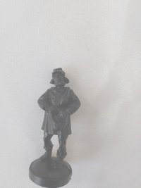 Pion Negru pentru Setul Tematic din Plastic Evul Mediu - 1
