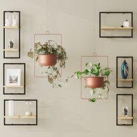 Ghiveci decorativ Parapet Cupru 25x40x17 cm - 4