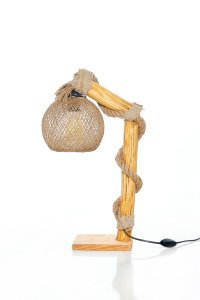 Lampadar Opviq din Lemn Natural, Inaltime 50 cm - 4