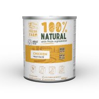 FRESH FARM Pui Smooth pentru Câini, Conservă Umidă XS-XL, 800g - 1