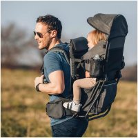 Rucsac pentru copii FreeON Mount cu acoperis detasabil si multiple compartimente, 87.5 x 38 x 77 cm, Grey - 1