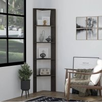 Biblioteca Cordia Antracit 160 cm - Design Modern pentru Orice Spatiu - 1